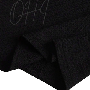 Chemise Homme Premium Noire Texturée à Manches Classiques – Qualité Supérieure, Personnalisable, Décontractée, Boutonnée, Tendance Minimaliste, Mode Estivale - Product Image 4