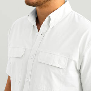 Camisetas de pesca estilo streetwear para hombre, con logo personalizado, tela de algodón y spandex, estilo casual. - Product Image 6