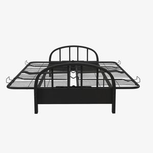 Sofá Cama Plegable Moderno con Estructura de Acero con Recubrimiento en Polvo, Estructura de Cama Metálica Personalizable para Ahorrar Espacio, Directo de Fábrica - Product Image 3