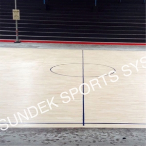 Revêtement de sol de terrain de basket Sundek à haute adhérence, antidérapant, absorbant les chocs, respectueux de l'environnement, en bois, pour une utilisation en intérieur/extérieur - Product Image 5