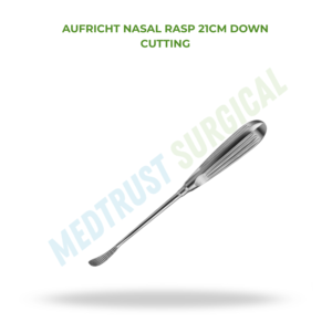 เครื่องมือผ่าตัดจมูก Aufricht Nasal Rasp ขนาด 21 ซม. สำหรับศัลยกรรมตกแต่งจมูกและตัดกระดูก - Product Image 2
