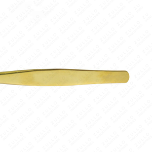 Pinces à cils en acier inoxydable japonais de qualité supérieure avec pointes rondes et personnalisables pour extensions professionnelles - Product Image 4