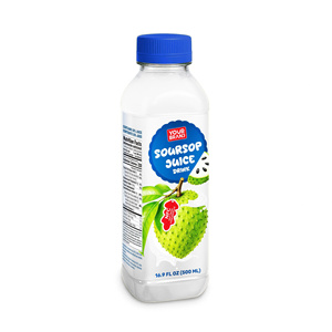 Jugo de Guanábana de Alta Calidad de 500 ml de Su Marca, Etiqueta de Diseño Gratuito, Buen Sabor, Fuente de Vitamina C, Jugo de Frutas y Verduras - Product Image 1