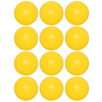 Lot de 12 balles de cricket en caoutchouc PU légères et durables de 9/12 pouces