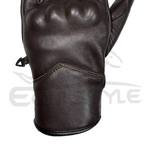 Gants de course en cuir pleine main de qualité supérieure, taille personnalisée, pour moto, avec protection des articulations et haute adhérence - Product Image 5