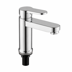 Robinet de lavabo KSN Vietnam KSLA-06C finition chromée, monocommande moderne, pour lavabo, montage sur plan - Product Image 2