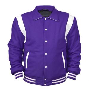 High Quality Unisex Bomber <b>Jacket</b> Sublimation Printed Customizable Baseball Letterman with Quality Collard Wholesale - Product Image 1