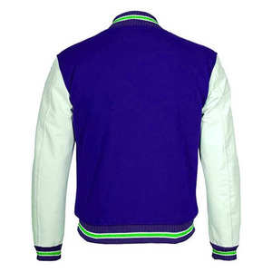 Custom Latest Designs <b>Long</b> Sleeve Baseball Varsity <b>Jacket</b> <b>Men</b> Plain Blank Varsity Letterman <b>Jackets</b> Top Sale Fresh Material - Product Image 2