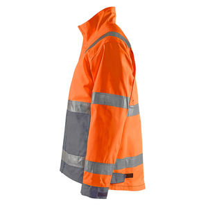 Chaqueta de Seguridad Reflectante Personalizada para Hombre, Alta Visibilidad, Resistente al Viento, con LED Intermitente, Cuello Alto, Chaqueta de Invierno para Seguridad - Product Image 3