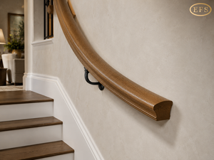 Vis d'extrémité de rampe d'escalier en bois, rondelles, réglables, résistantes à la rouille et à l'eau, fixation murale, design rustique, certifiées FSC - Product Image 3