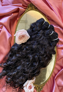 ผมต่อ HairX HX54 ผมแท้แบบอินเดีย Remy  ลอนบอดี้เวฟ  แบบเย็บสองชั้น  ผมเวอร์จิ้น  แบบมัดเป็นช่อ  ผลิตด้วยเครื่องจักร  สีดำธรรมชาติ - Product Image 2