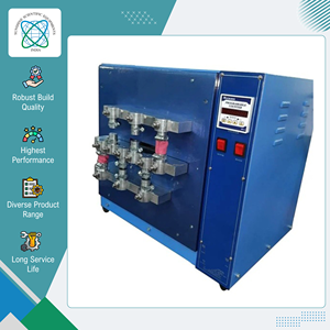 ผลิตในอินเดีย คุณภาพพรีเมียม เครื่องทดสอบความยืดหยุ่น Schildknecht Flex Tester ความถี่การยืด 500 CPM สำหรับยาง หนัง และผ้าเคลือบ - Product Image 5