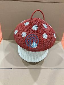 New trend rattan mushroom storage basket make in Vietnam with wholesale price for kid make in Vietnam with wholesale price - Product Image 5