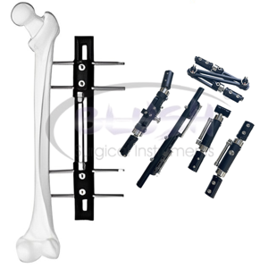 Stainless Steel Tibial Femur Dynamic Axial External Fixator Orthopedic Surgical Instruments Manual CE Certified <b>Blush</b> Surgical - Product Image 5