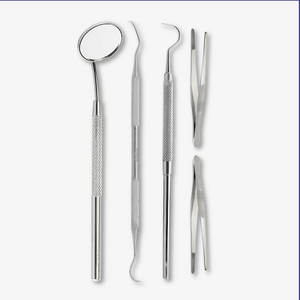 Juego de Diagnóstico Dental de Acero Inoxidable de Alta Calidad con Exploradores de Doble Punta y Pinzas Dentales, Kit Básico para Cirugía - Product Image 4