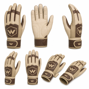 2026 Custom <b>Baseball</b> Batting <b>Gloves</b> Premium Leather Anti-Slip Grip Adult Youth <b>Baseball</b> <b>Gloves</b> OEM Logo Sports Training - Product Image 6