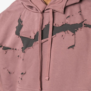 Sudaderas con Capucha para Hombre, Tallas Grandes, de Poliéster y Algodón, Estilo Desgastado, Venta al Por Mayor, Fabricante de Ropa Profesional de Calidad, Estilo Urbano - Product Image 4