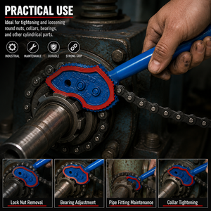 Clé à chaîne robuste pour tuyaux, clé à chaîne industrielle pour filtres à huile et raccords de tuyauterie, outil de réparation professionnel pour atelier de maintenance mécanique - Product Image 5
