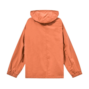 Veste coupe-vent à capuche personnalisée avec logo personnalisé pour homme, veste décontractée à demi-zip pour homme - Product Image 5