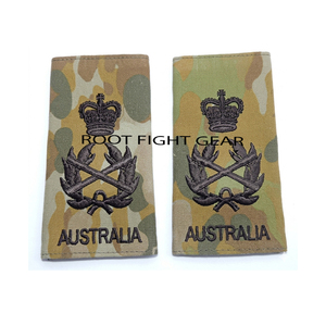 High Quality Make Your Own Newest Product Soft Fabric Camouflage Epaulettes for Australia uniform - Product Image 2