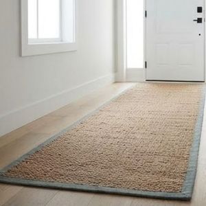 Tapis rectangulaire moderne en jute, dernière tendance, couleur unie, tissage plat, écologique, pour salon, à poils courts, au prix le plus bas - Product Image 5