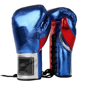 Guantes de Boxeo de Piel Sintética Blanca, Completos, Impermeables y Transpirables, con Correa de Muñeca Ajustable para Adultos, Equipo de Entrenamiento - Product Image 2