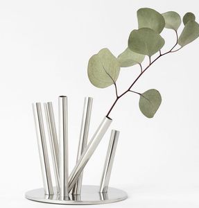 Luxury Stainless steel Tabletop <b>Vases</b> silver Finish Decorative for home & office wedding decoration - Product Image 1
