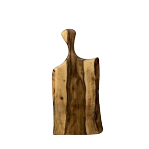 Planche à découper en bois rustique avec corde de suspension, grand plateau de service décoratif et plateau à charcuterie pour cuisine et restaurant - Product Image 6
