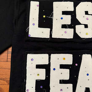 T-shirt court ample noir personnalisé 100 % coton pour homme, été, épaules tombantes, effet vieilli, broderies de strass, respirant, 220 - Product Image 4