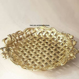 Plateau de service alimentaire carré en bois imprimé, style créatif, plateau décoratif de luxe fait main pour la maison - Product Image 4