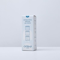 [Onsha] Filtre de pommeau de douche domestique en plastique, kit de remplacement de cartouche d'eau thermale stérilisée à 3 étapes
