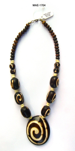Collar exclusivo indio hecho a mano con espigas de hueso, cadena con cuentas, estilo punk, unisex, joyería para fiestas al mejor precio al por mayor. - Product Image 6