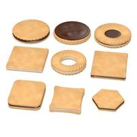 Machine automatique Skywin pour la fabrication, l'emballage et l'étiquetage de biscuits sandwichs, avec film en aluminium, haute productivité, qualité alimentaire, acier inoxydable 304