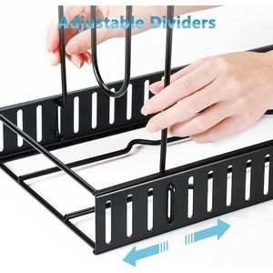 Organizzatore per Pentole e Padelle a 8 Livelli, Alto 42,2 cm, con 3 Metodi di Montaggio Fai-da-Te, Personalizzabile - Product Image 4