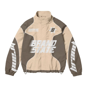 Ensemble de survêtement en nylon pour homme personnalisé, vêtements de sport, logo brodé, fabricant de vêtements à marque privée OEM - Product Image 3