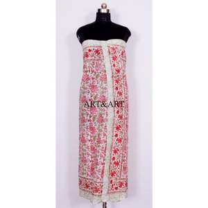 Pareo/Sarong 100% coton pour femme, imprimé à la main, confortable, léger, avec écharpe légère pour se couvrir. - Product Image 4