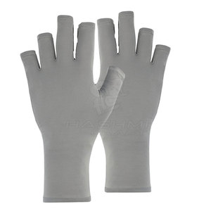 Lightweight Non Slip Fishing Gloves With Adjustable Wrist <b>Strap</b> Soft Fabric Palm And Flexible <b>Finger</b> Fit - Product Image 3