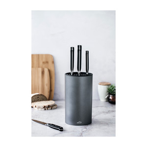 Portacoltelli Lacor TitanPro 24cm in acciaio nero opaco per uso in cucina - Product Image 2