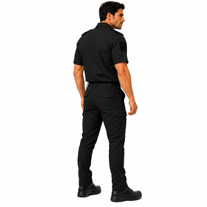 Uniforme Táctico de Verano para Guardias de Seguridad, Camisa de Trabajo de Manga Corta y Pantalones Cargo, Color Sólido, Personalizable, Venta al Por Mayor - Product Image 4