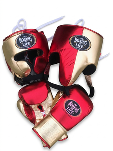 Sports <b>Boxing</b> Equipment Kit with Head Protection Groin Protection and Training Gloves - Product Image 6