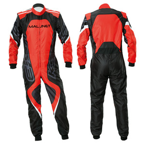 Combinaison de course confortable en tissu Cordura pour karting, vêtements de moto, combinaison de karting rouge, combinaison de karting Pakistan - Product Image 1