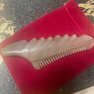Barra de Masaje de Cuerno de Búfalo Ecológica Hecha a Mano para el Cuidado Personal de la Salud Facial y Corporal, Guasha de Cuerno - Product Image 4