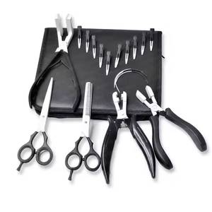 Kit de Herramientas para Extensiones de Cabello Morje, Alicates de Acero Inoxidable, Cortadores, Instalador y Removedor, Uso Profesional en Salón - Product Image 1