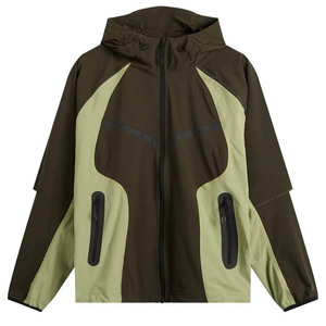 Blouson Bomber Homme Imperméable et Coupe-Vent en Polyester et Nylon avec Blocs de Couleurs et Fermeture Éclair – Idéal Printemps - Product Image 6