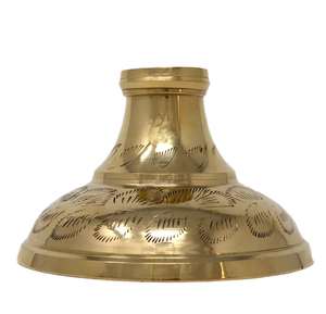 Florero de Latón con Acabado Dorado, Florero Metálico para Decoración del Hogar, Regalos, Sala de Estar, Mesa, Entrada - Product Image 3