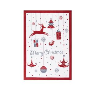 Excelsa Tea <b>Towel</b> Merry <b>Christmas</b> Cotton 50x70 Cm Multicolor - Product Image 1
