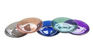 Vajilla con Textura Óptica Hecha en Taiwán, Edición Wonderland - Tazas, Tazones, Platos - Azul Venecia - Product Image 3