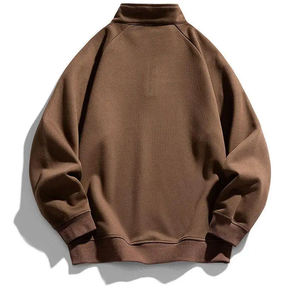 Sweat-shirt unisexe épais en coton 330 g/m², coupe oversize, col rond, personnalisable avec broderie, pour hommes - Product Image 6