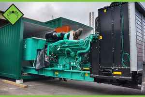 Groupe électrogène diesel silencieux 1500 kVA, modèle KTA 50 G8 1, avec moteur 415V 50/60Hz, démarrage automatique, série UNIQUE POWER SOLUTION - Product Image 2
