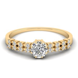 Bagues de fiançailles REYES en moissanite taille brillant rond de 0,61 carat, en argent sterling 925, bijoux de mariage pour femmes - Product Image 6